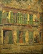 David Maitland Armstrong Toulouse Street, French Quarter oil
